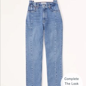 Abercrombie high rise 90s jeans
